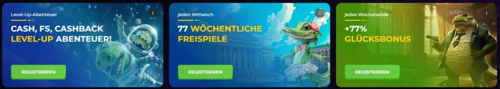 Das Bonusangebot des 11Croco Casinos