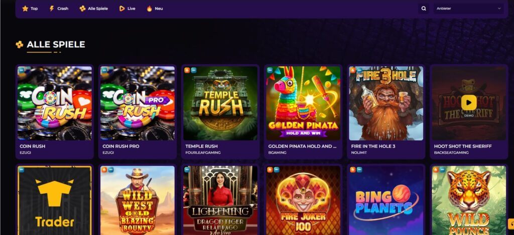 Slots im 11 Croco Casino