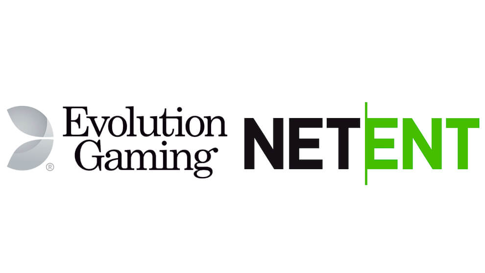 Evolution und Netent Logos