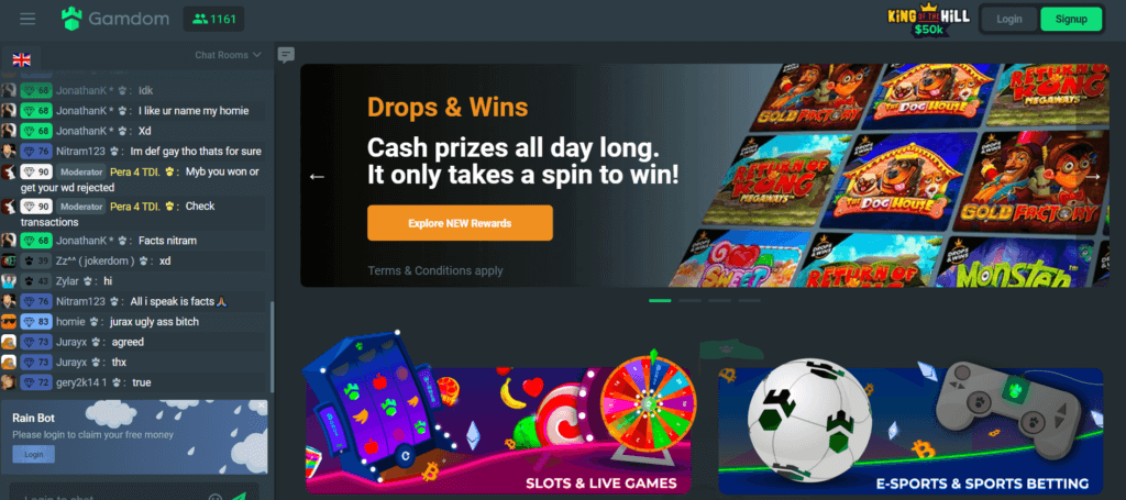 Angebote bei Gamdom