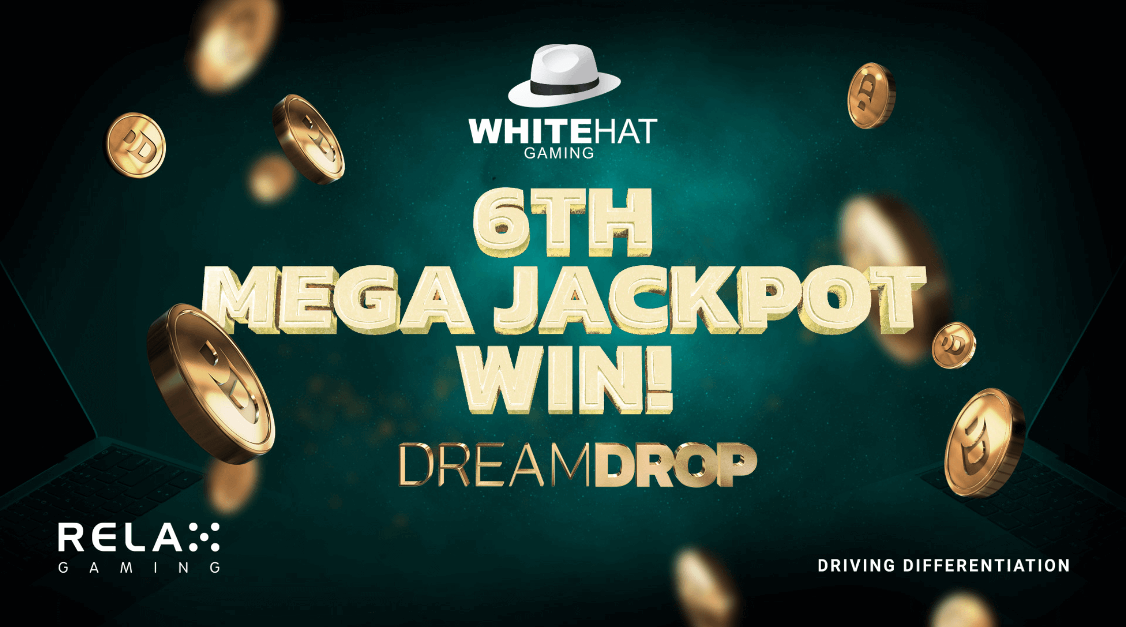 Sechster Mega Gewinn bei Relax Gamings Dream Drop