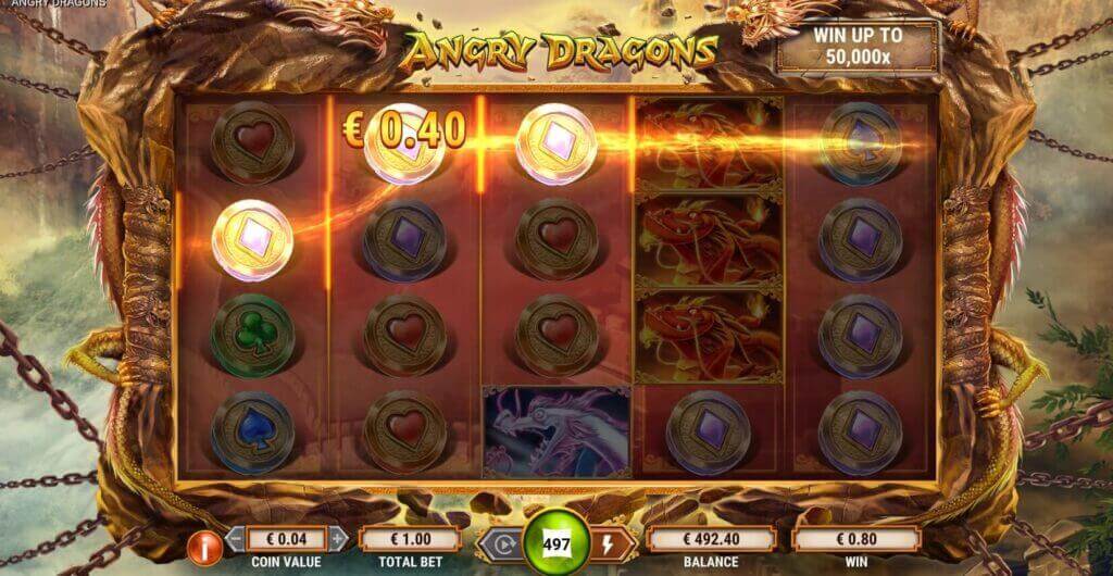 Slot Review Angry Dragons von GameArt