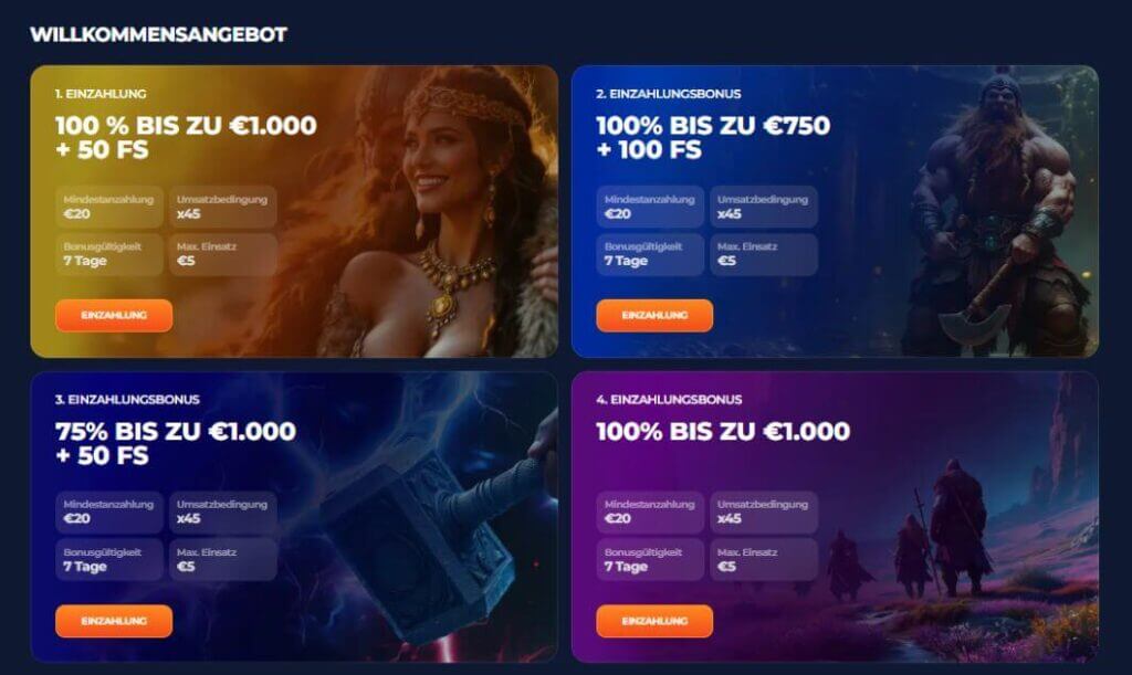 Das AxeCasino Bonuspaket im Detail
