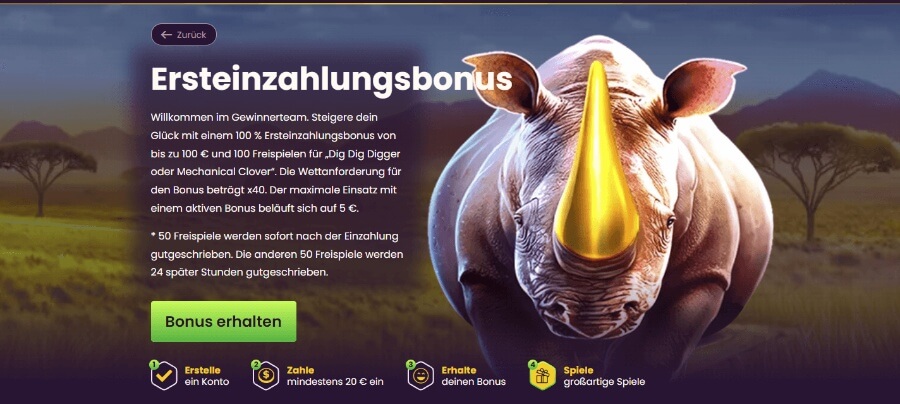 Bizzo Casino Willkommensbonus