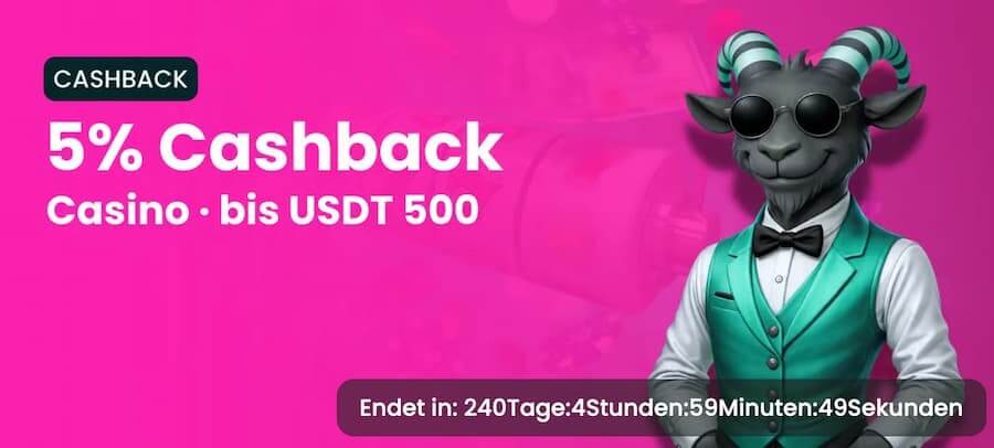 BetGoat Bewertung cashback