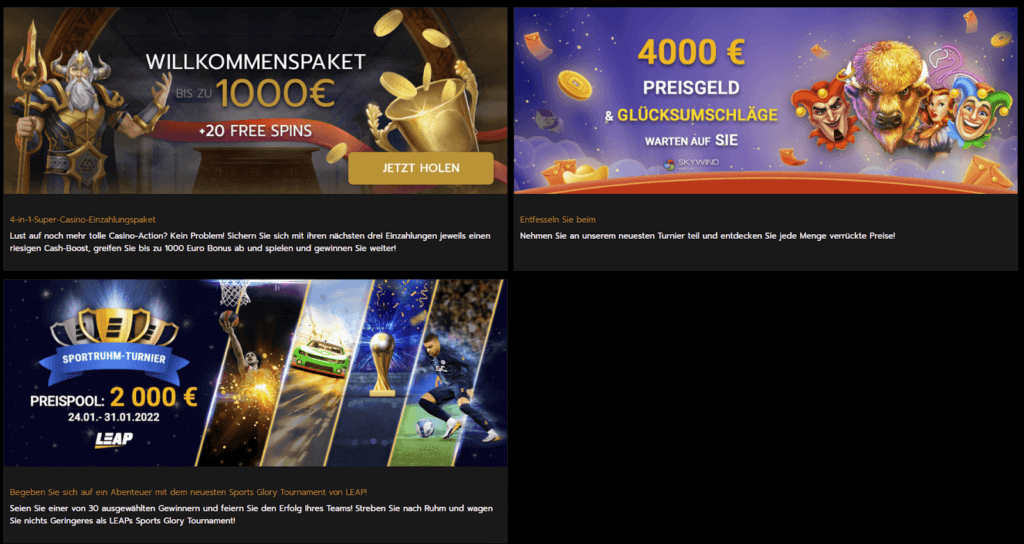 Betrophy Casino Angebote