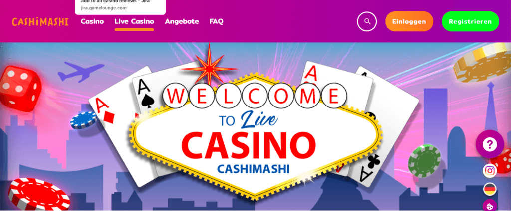 CashiMashi Live Casino
