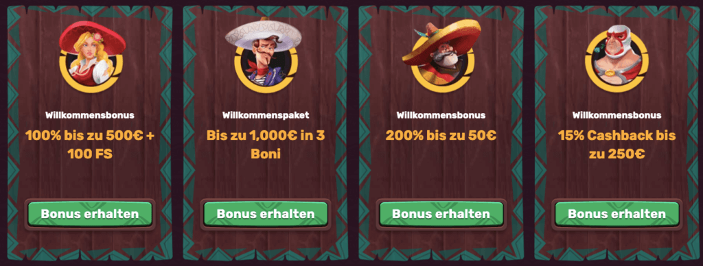 Willkommenspakete bei 5Gringos