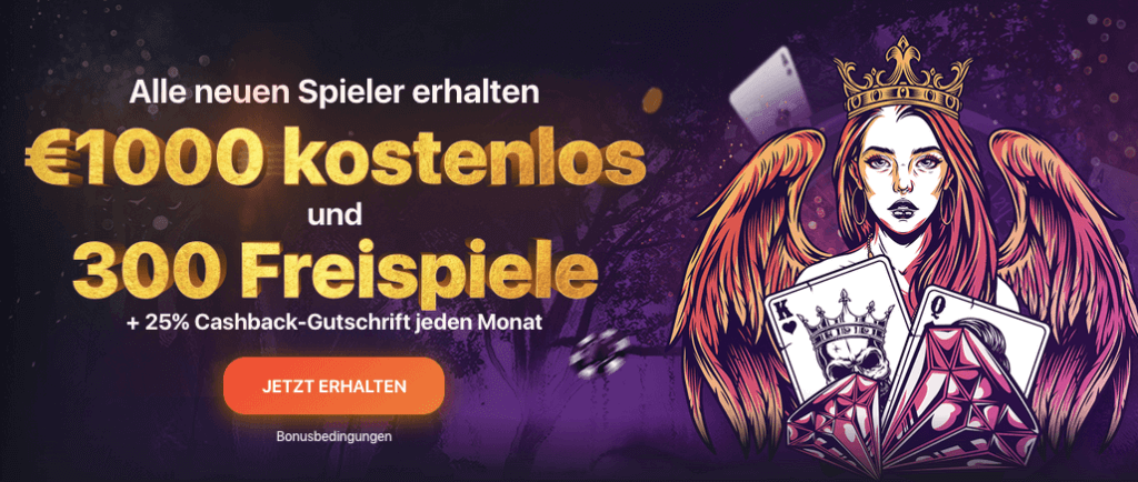 Willkommenspaket im Praise Casino