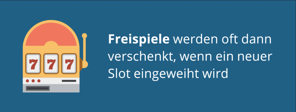 Freispiele als Promotion für neue Slots