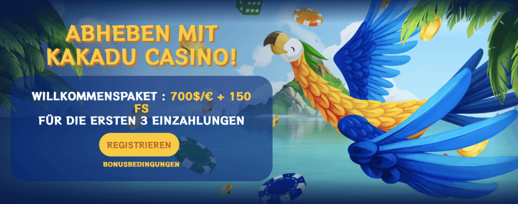 Willkommenspaket Casino Kakadu