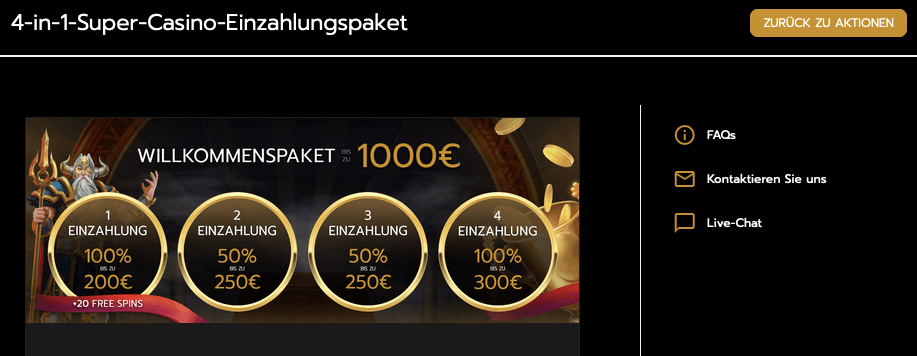 Einzahlunsbonus bei Betrophy