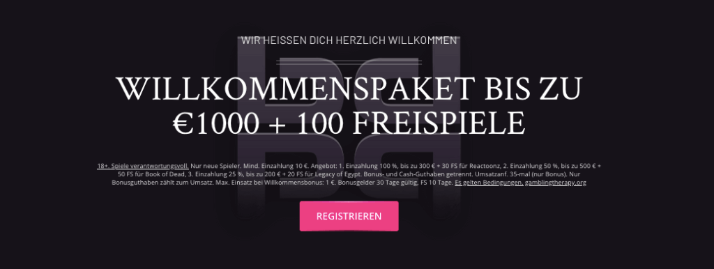 Willkommensbonus bei PlayGrand