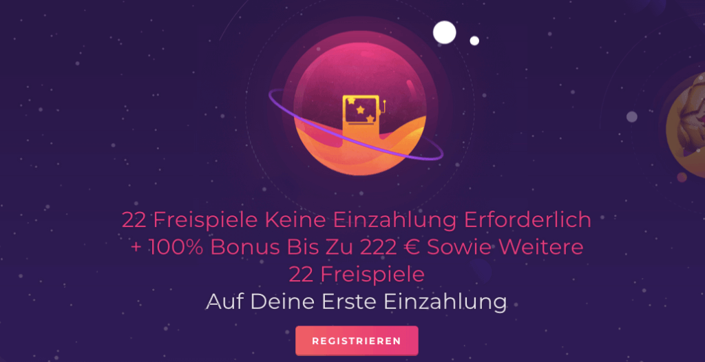 No Deposit Free Spins im Willkommenspaket bei Slot Planet