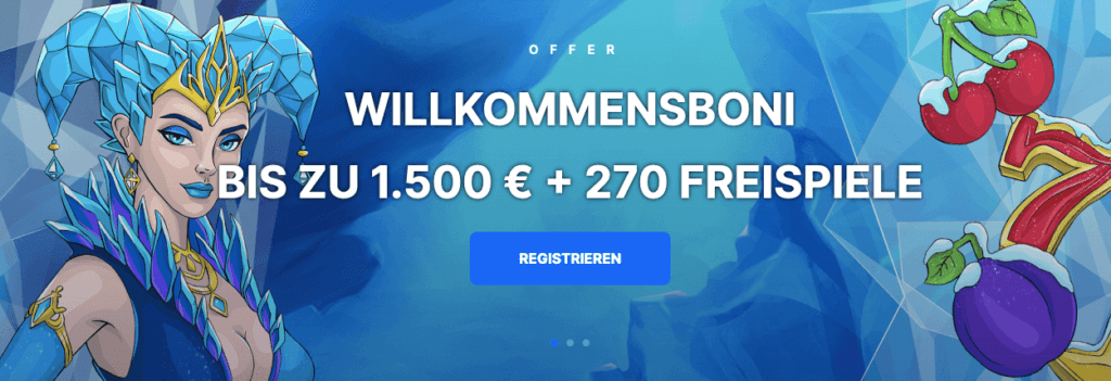 Willkommensbonuspaket beim Ice Casino