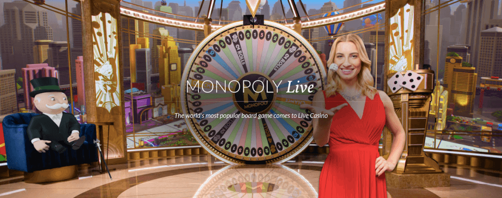 Monopoly als Spielshow im Live Casino