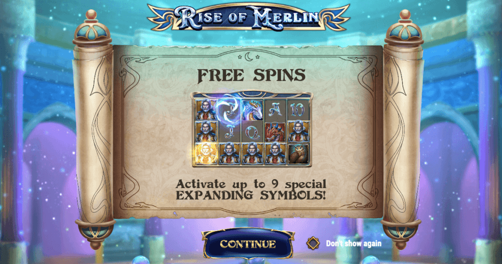 Freispiele als Bonus bei Rise of Merlin