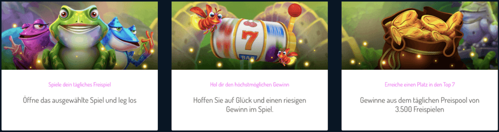 Wie Sie an die Freispiele kommen