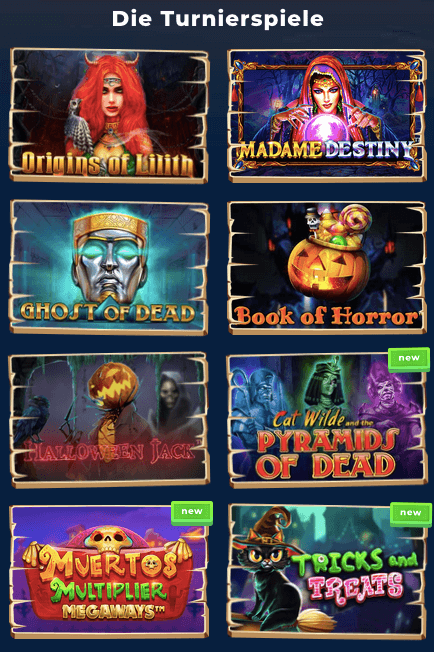 Teilnehmende Spiele