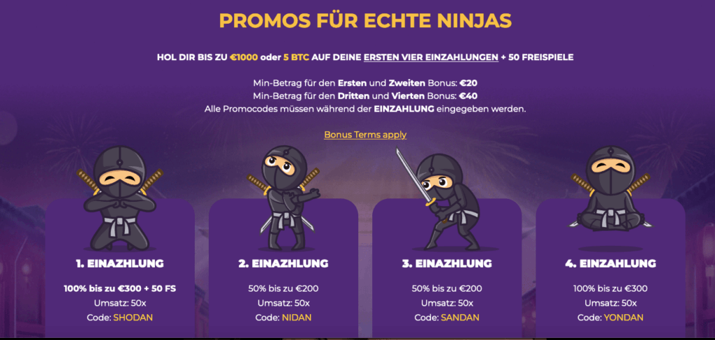 Willkommensbonus bei Casitsu