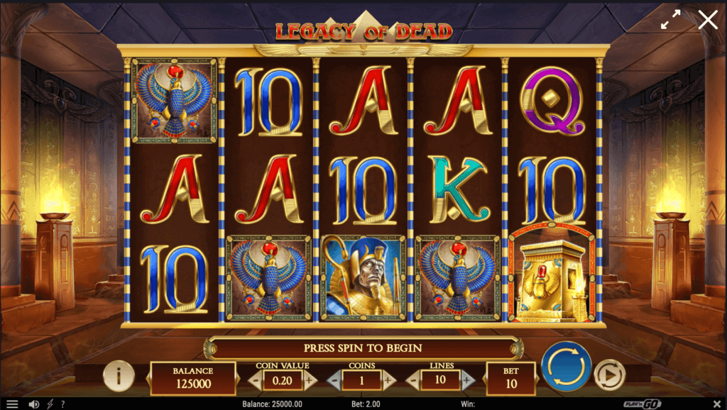 Symbole bei Legacy of Dead
