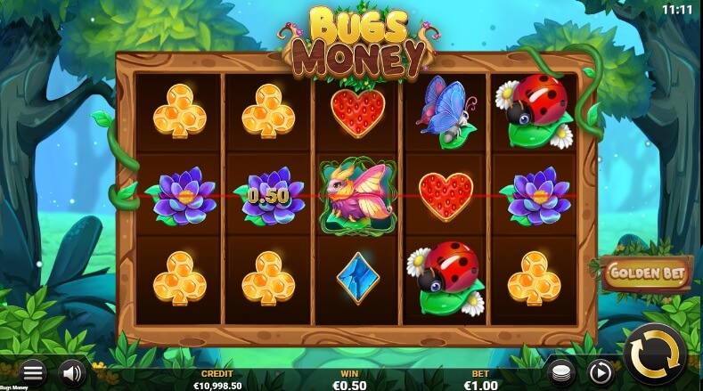 10 Gewinnlinien können beim Bugs Money Slot für Gewinne sorgen