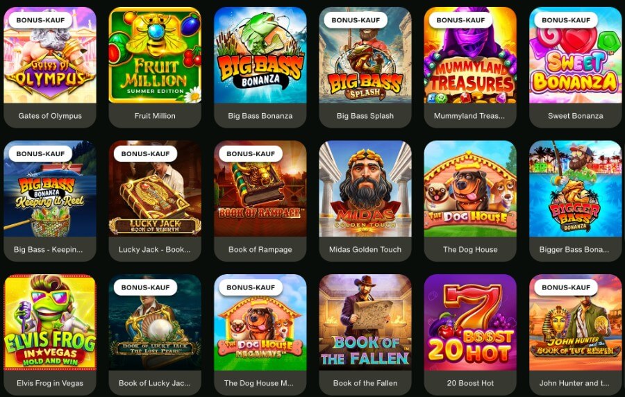 Slots bei CashWin