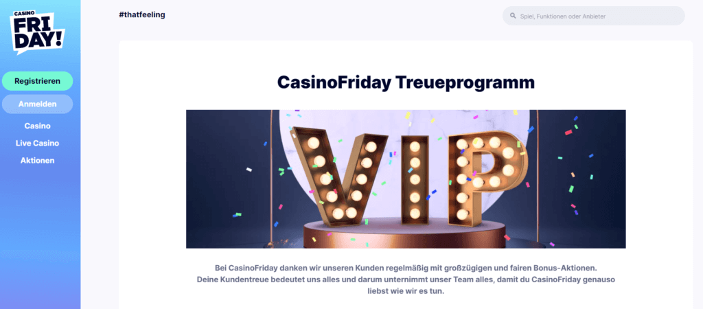 Casino Friday - VIP