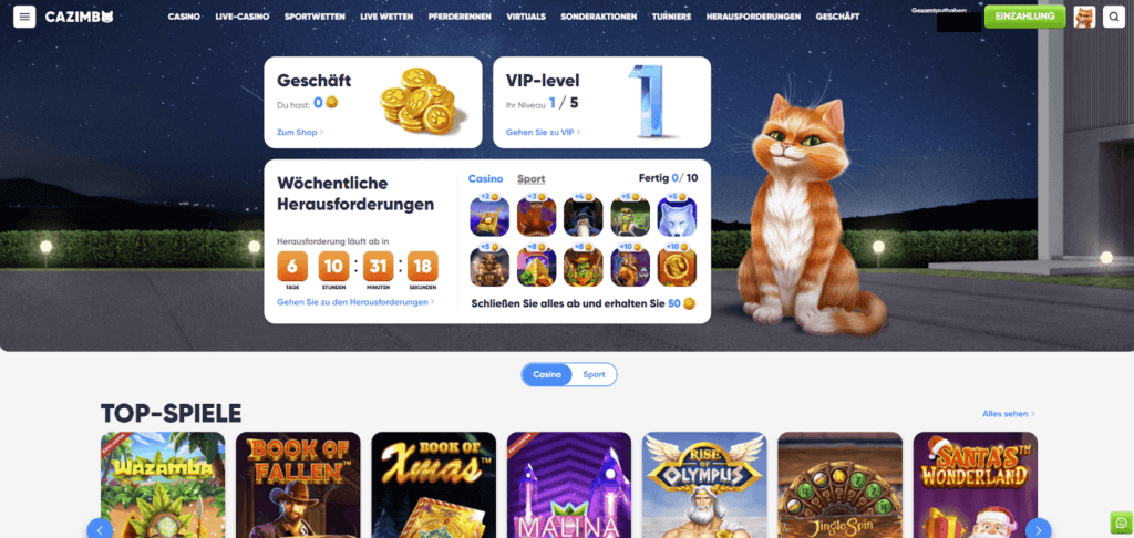 Cazimbo Online-Casino