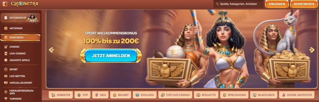 Cleopatra Casino Startseite