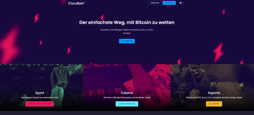 Online-Casino CloudBet