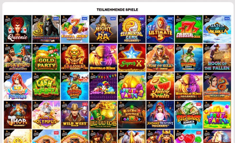 Online-Casino Spiele-Lobby
