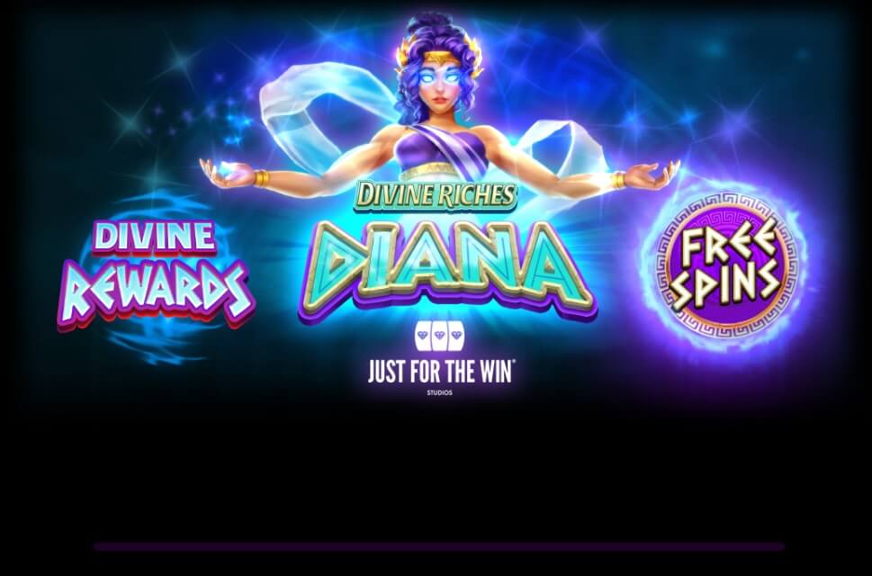 Divine Riches Diana von Just For The Win sieht mehr nach Sci-Fi als Natur aus