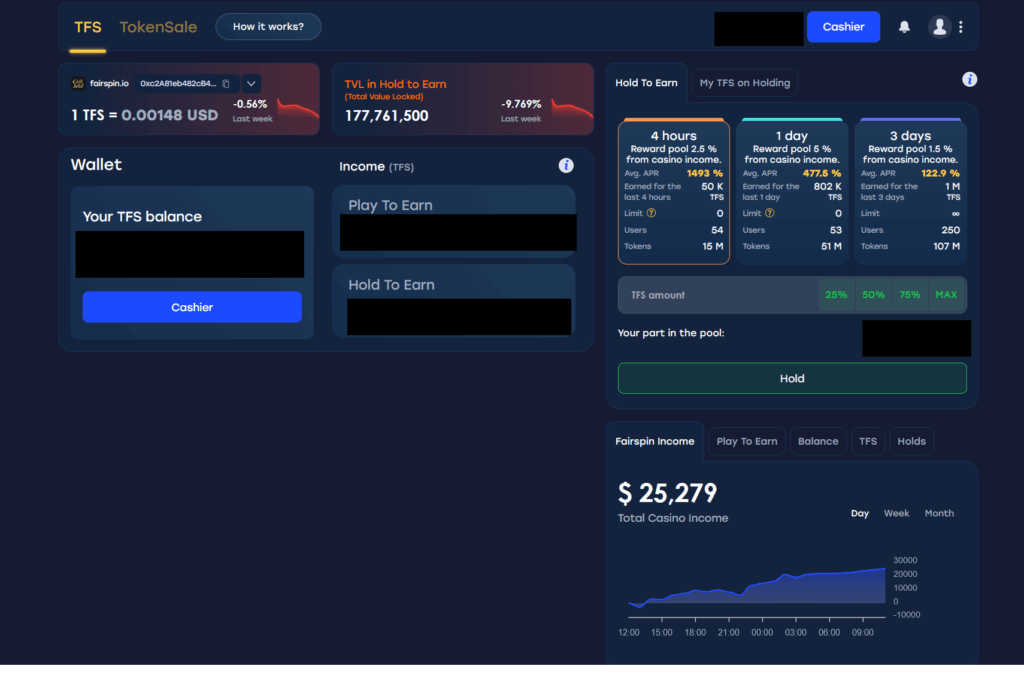 Fairspin Casino TFS Tokens