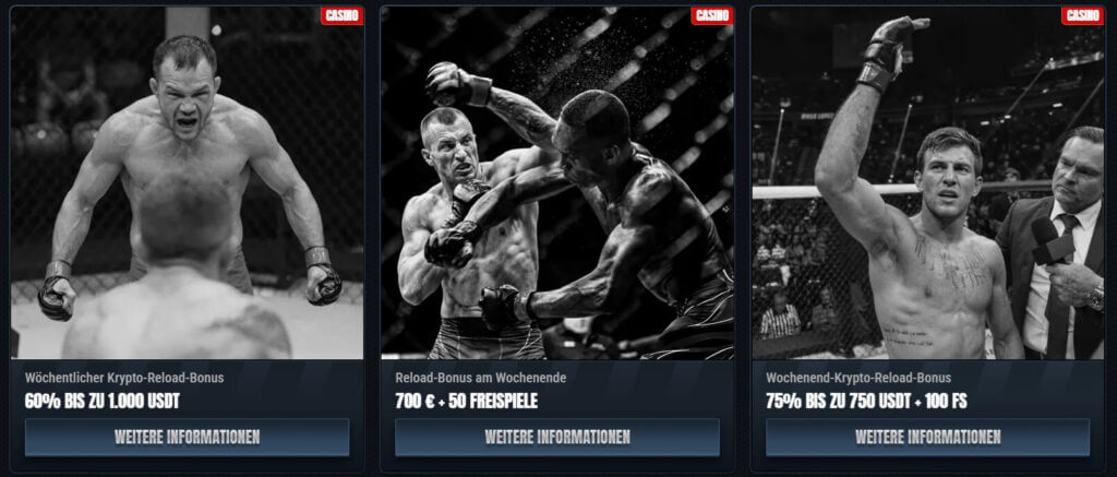 Es gibt verschiedene Glorion Boni