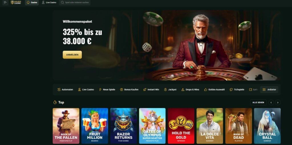 Goldex Casino Startseite
