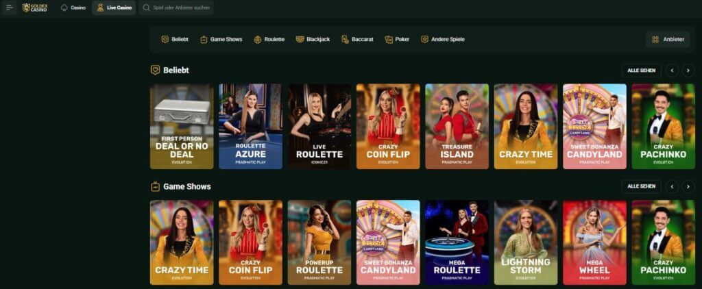 Goldex Live Casino