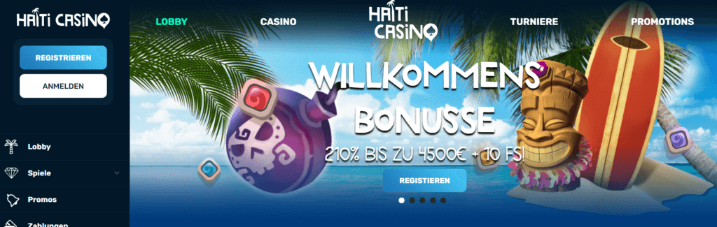 Haiti Casino - Willkommensbonus