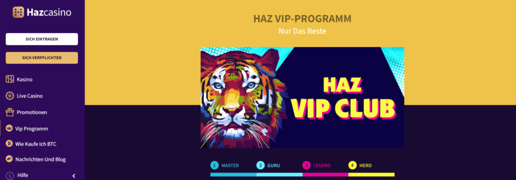 Haz Casino - VIP