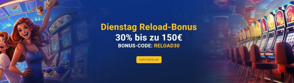 Reload Bonus bei Jackpoty