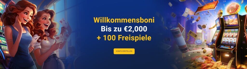 Willkommensbonus bei Jackpoty