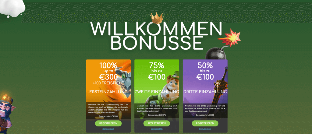 Willkommens-Bonus Online-Casino