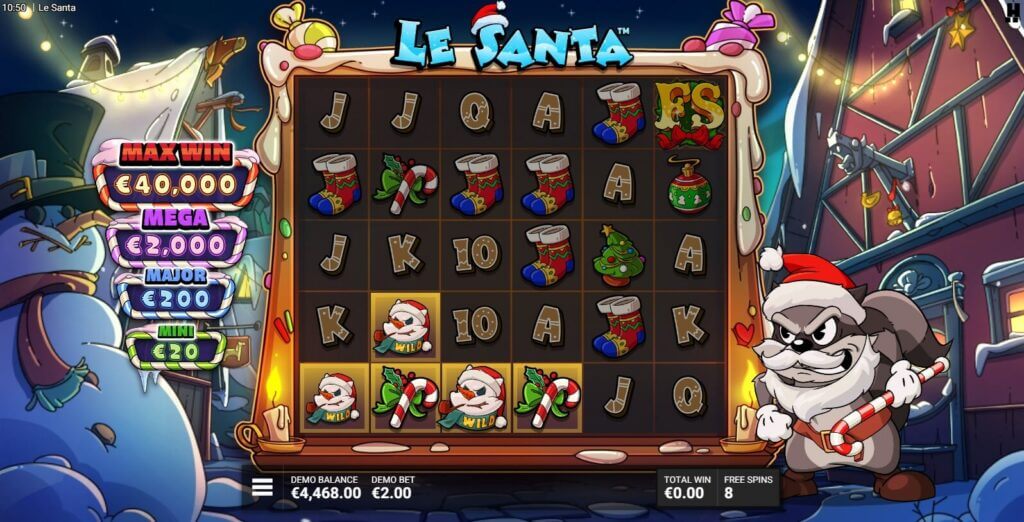 Sleighing It ist eines der Freispiele von Le Santa