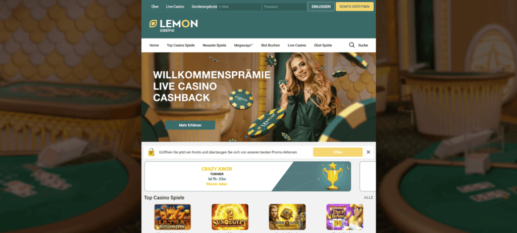 Lemon Casino Startseite
