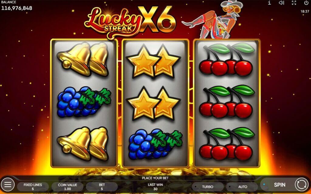 Grafik bei Lucky Streak X