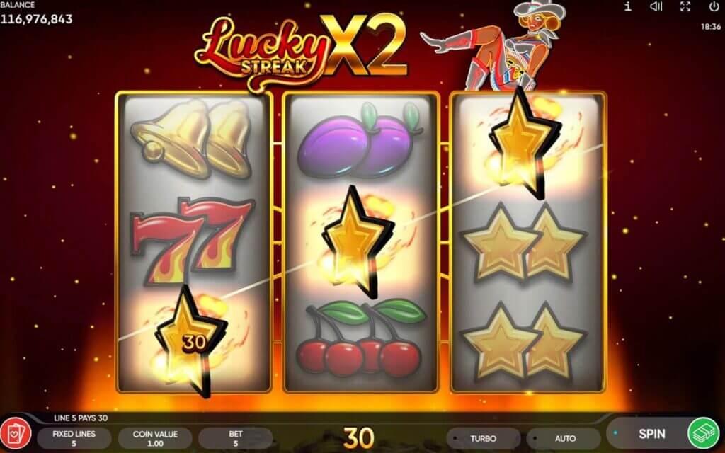 Multiplikatoren bei Lucky Streak X