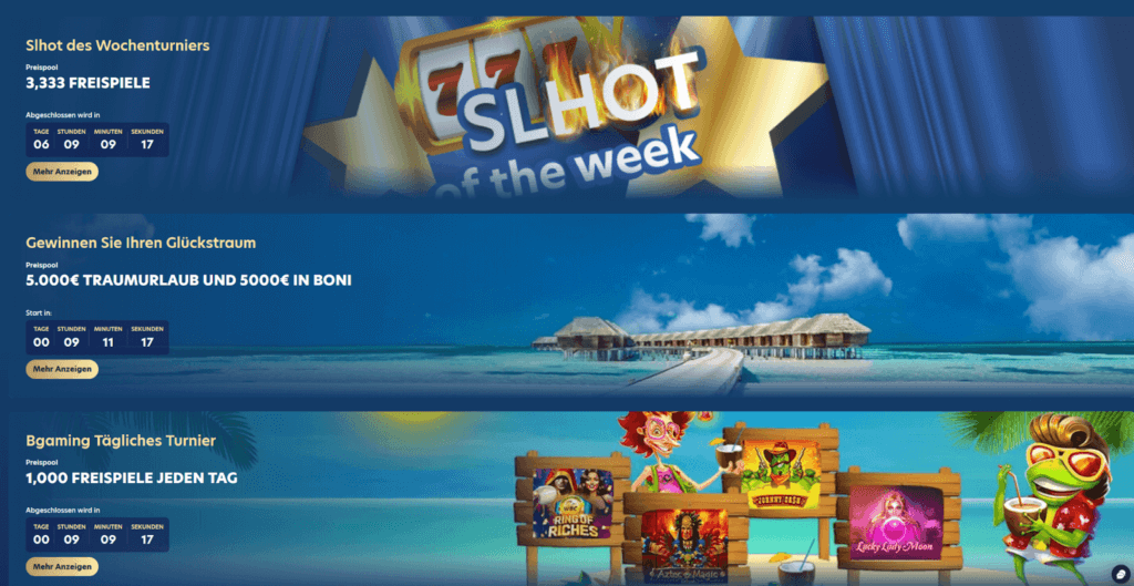 LuckyDreams Casino Turniere