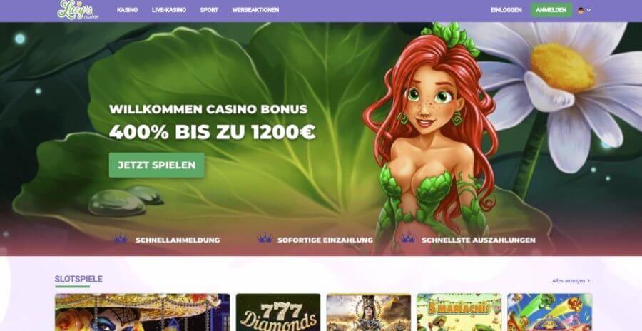 Willkommensbonus im Lucy's Casino