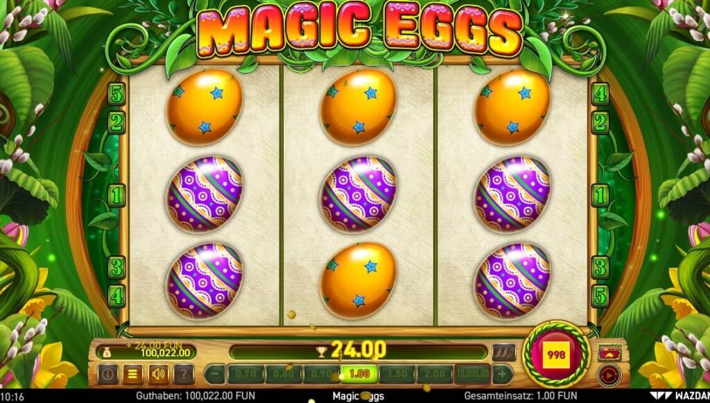 Magic Eggs von Wazdan