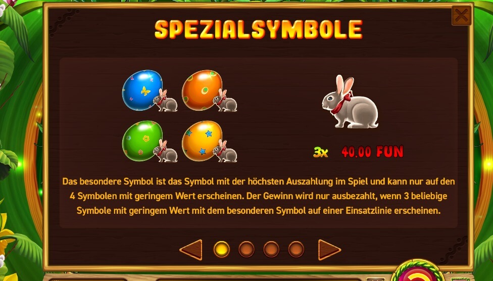 Spezialsymbole bei Magic Eggs